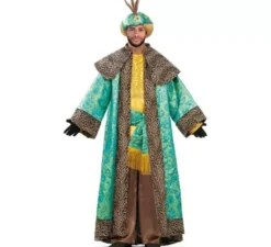 Costume da Re Baldassarre broccato per uomo