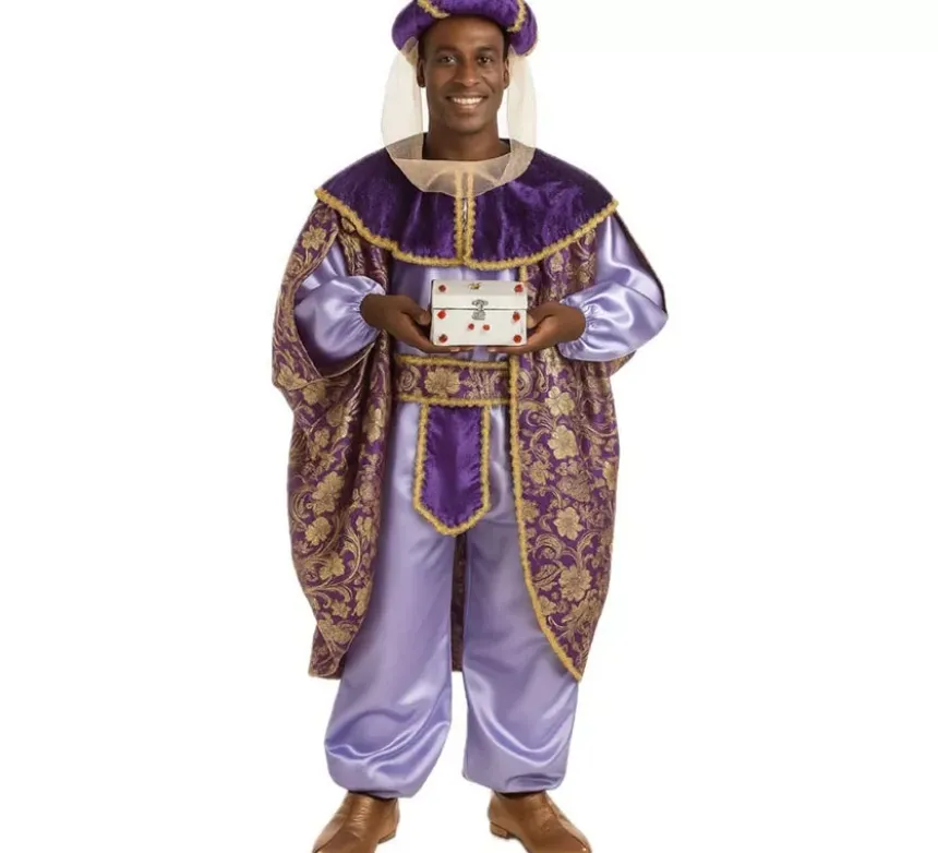 Costume da re baldassarre per uomo