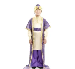 Costume da Re Baltasar mago viola per bambino