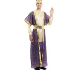 Costume da Re Baltasar Mago Viola per uomo