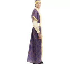 Costume da Re Baltasar Mago Viola per uomo