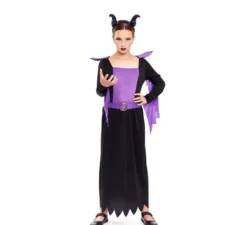 Costume da Regina Cattiva Corna per bambina