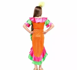 Costume da regina della samba per bambine