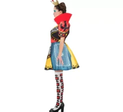Costume da Regina di Cuori con collant per donna
