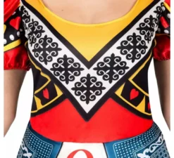Costume da Regina di Cuori con collant per donna