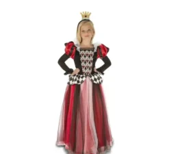 Costume da Regina di cuori per bambina
