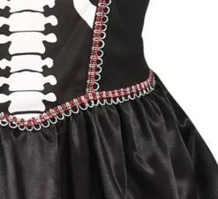 Costume da Regina Teschio Scuro per bambina