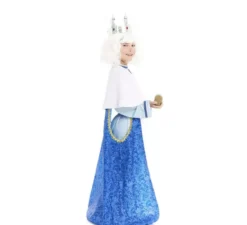 Costume da Re Mago Melchiorre bianco e blu per bambino