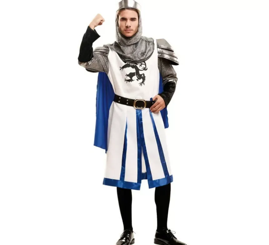 Costume da re medievale arturo per uomo