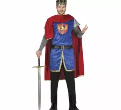 Costume da re medievale per uomo