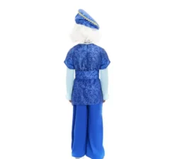 Costume da Re Melchiorre Paggio Blu con cappello per bambino