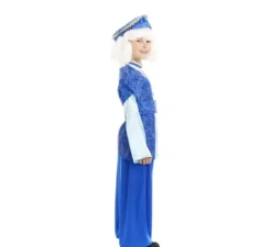 Costume da Re Melchiorre Paggio Blu con cappello per bambino