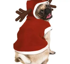 Costume da renna di Babbo Natale da cane
