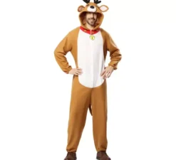 Costume da renna marrone per adulti