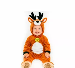 Costume da renna marrone per neonato
