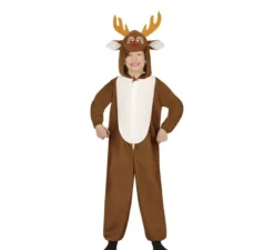 Costume da Renna o Pigiama con cappuccio e corna per bambini