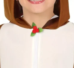 Costume da Renna o Pigiama con cappuccio e corna per bambini