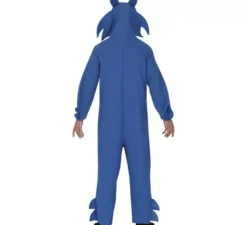 Costume da riccio blu per uomo