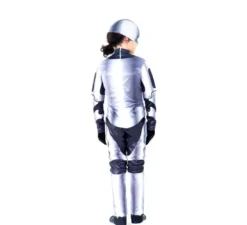 Costume da robot assassino d'argento per bambino