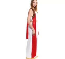 Costume da romana imperiale bianco per donna