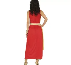 Costume da Romana rosso e oro per donna