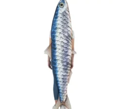 Costume da sardina intera con pinne per adulto
