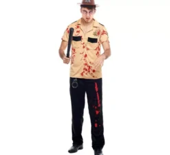 Costume da sceriffo zombie per uomo