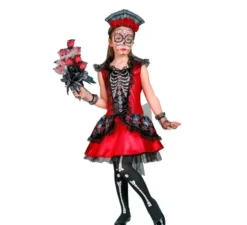 Costume da scheletro Catrina per bambine