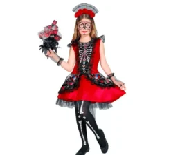 Costume da scheletro Catrina per bambine