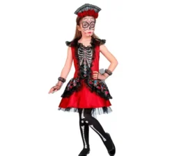 Costume da scheletro Catrina per bambine