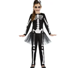 Costume da Scheletro con tutu per bambina