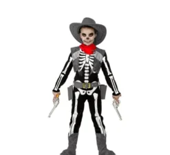 Costume da scheletro da cowboy per ragazzo