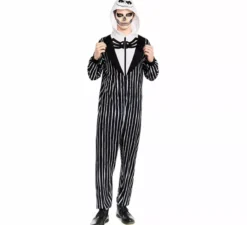 Costume da scheletro da uomo