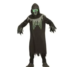Costume da scheletro della morte per ragazzi