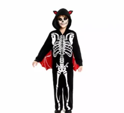 Costume da scheletro di pipistrello per bambini