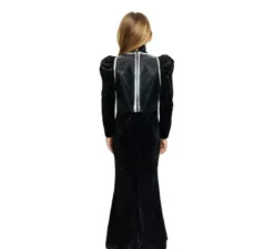 Costume da scheletro glamour nero per ragazze e adolescenti