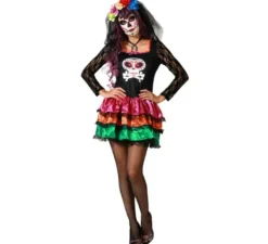 Costume da scheletro messicano per donna