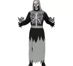 Costume da Scheletro Mietitore da Uomo