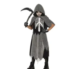 Costume da Scheletro Mietitore per bambini