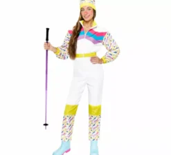 Costume da sciatore retr� per donna