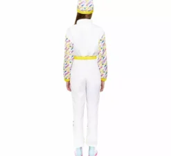 Costume da sciatore retr� per donna