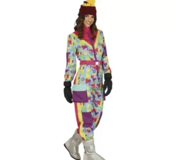 Costume da sciatrice anni '80 per donna