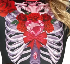 Costume da scimmia Catrina a fiori per bambina