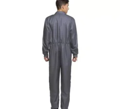 Costume da scimmia da lavoro grigia per uomo