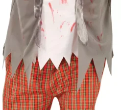 Costume da scolaretto zombie per uomo