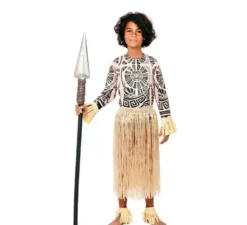 Costume da semidio hawaiano Maui per bambini