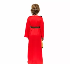 Costume da senatore romano rosso per ragazzo