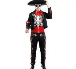 Costume da Señor Catrin Il Giorno dei Morti per uomo