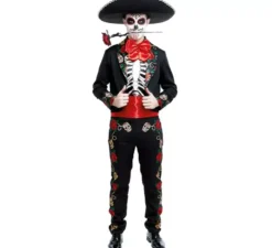Costume da Señor Catrin Il Giorno dei Morti per uomo