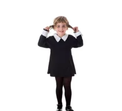 Costume da Sinister Girl nero classico per bambina